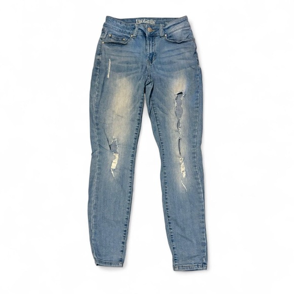 Rhodanthe Denim - Skinny Boyfriend Lightwash Blue Denim Jeans